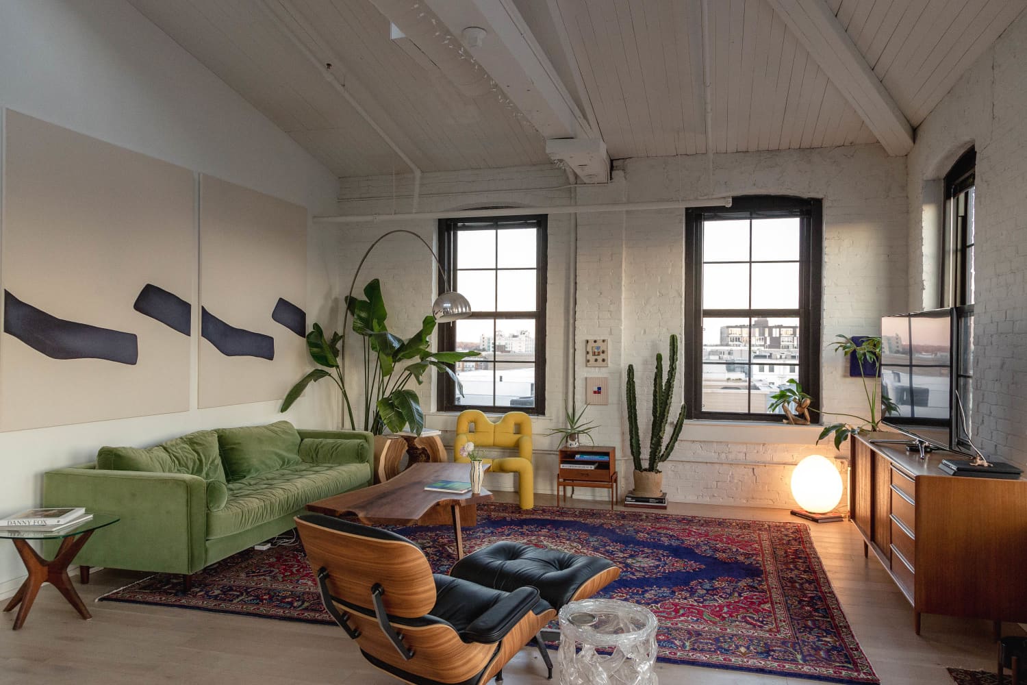 Bright Philadelphia Rental Apartment Filled with Art Apartment Therapy
